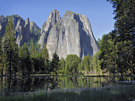Cathedral Rock in Yosemite Valley