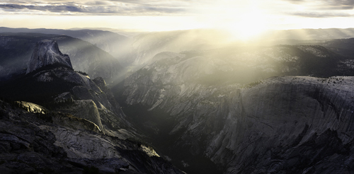 Half Dome From Clouds Rest, Yosemite National Park