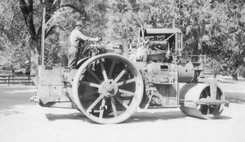 Building Equipment on the way to the Tioga Road. DHH Collection