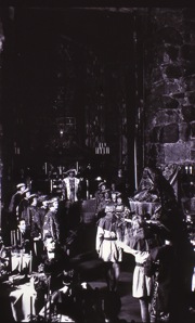 The Peacock Pie at the Bracebridge Dinner 1937. Photo courtesy of Michael Adams