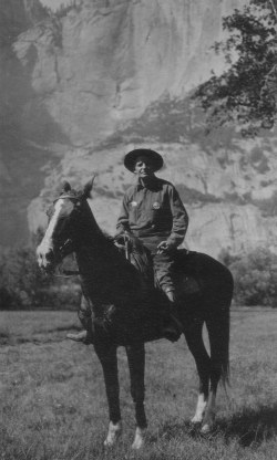 Early Yosemite Ranger Billy Nelson with his ever present cigar