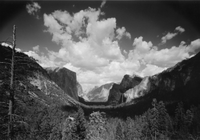 Wawona Road. Yosemite Valley From Tunnel View. DHH Collection