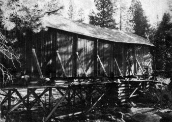 The Wawona Covered Bridge was sagging!