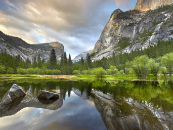 Yosemite Valley from the east end looking west. AllPosters.com