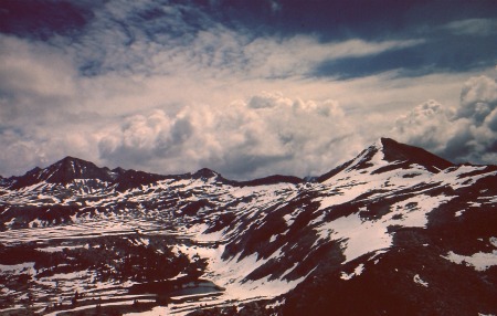 The top of the Sierra Nevada