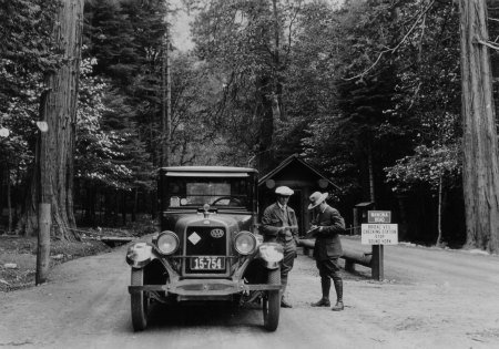 Bridal Veil Checking Station on the Wawona Road