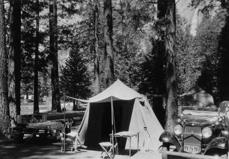 Yosemite Valley Camping In 1932. DHH Collection