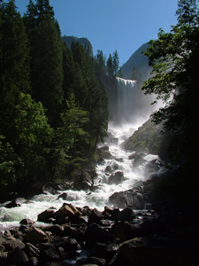 Yosemite's Vernal Falls from the Mist Trail