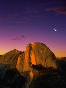 Alpen Glow On Half Dome-Yosemite-Allposters.com