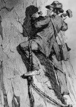 George Anderson the first to climb Yosemite's half dome