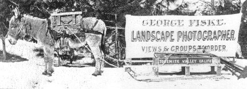 Early Yosemite photographer George Fiskes "Cloud Chasing Chariot"