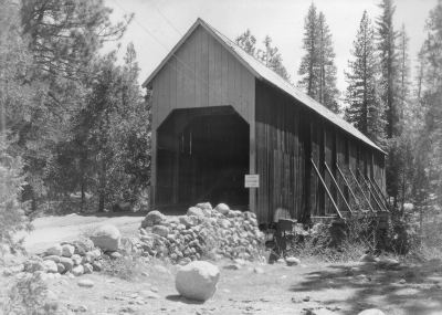 Wawona Covered Bridge. DH Hubbard collection.