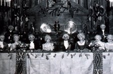 Squires Table at the Bracebridge Dinner 1927. Courtesy of Michael Adams