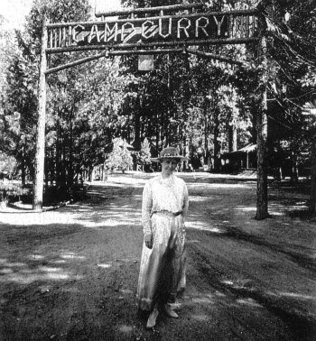 "Mother Curry" at Camp Curry in Yosemite