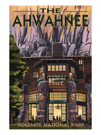 Yosemite's Historic Ahwahnee Hotel-AllPosters.com